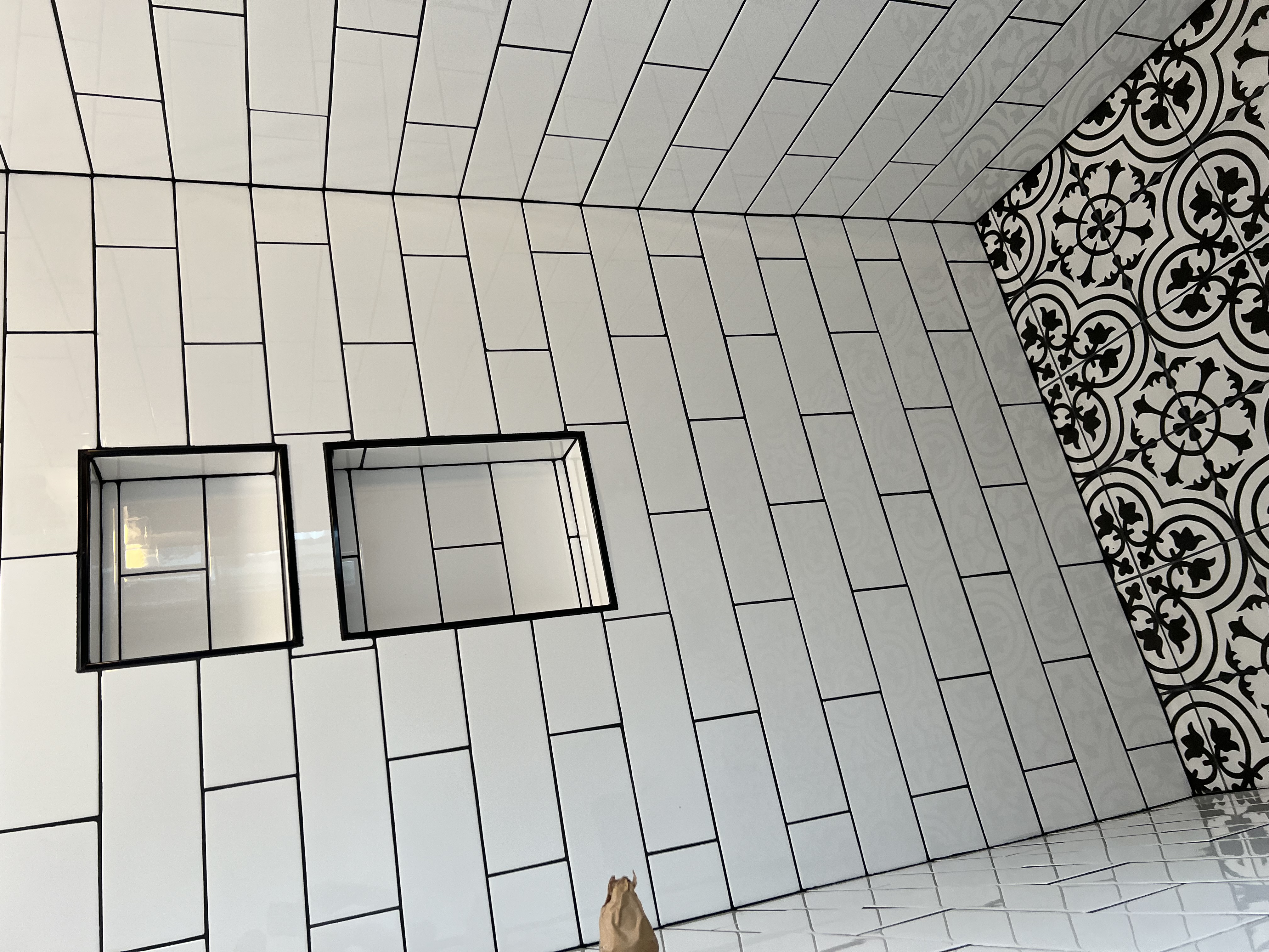 Shower With Fantastic Tile